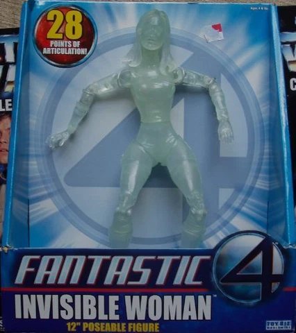 Toy Biz Fantastic 4 Movie Series II Deluxe 12 Figure: Invisible Woman (Clear) Cover