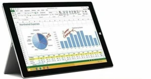 Lot 2: Microsoft Surface Pro 3 12" i5 256GB, 128GB 8GB/4GB Tablet*No Power*#3M22 - Picture 1 of 3