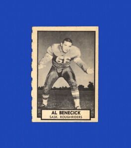 1962 Topps CFL Set-Break #116 Al Benecick EX-EXMINT *GMCARDS*