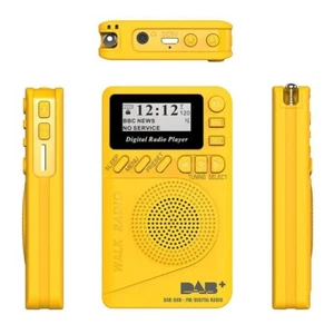 P9 Mini Pocket Digital DAB/DAB + FM Radio SD Card Mp3 Player Speakers Xmas Gift - Picture 1 of 10