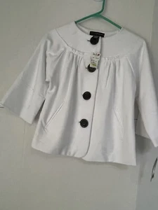 GRACE ELEMENT PETITE. white blouse  size 2P - Imagen 1 de 5