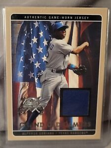 2005 Fleer National Pastime Grand Old Gamers Jersey Alfonso Soriano