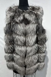 Silver Fox Fox Vest crosscut (117366) - Picture 1 of 3