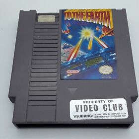To the Earth (Nintendo NES) Game Cart Only Tested