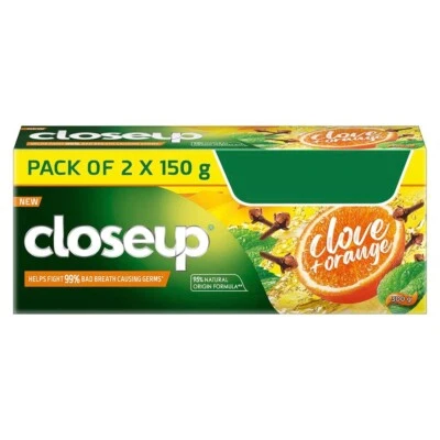 Closeup Clove & Orange Multi Action Toothpaste Helps Fight 99% Bad Germs 300g - Image 1 of 4