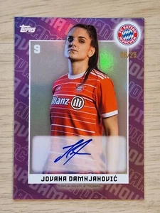 Topps Bayern Women Team Set 22-23 - Jovana Damnjanovic 6/25 Auto - Picture 1 of 2