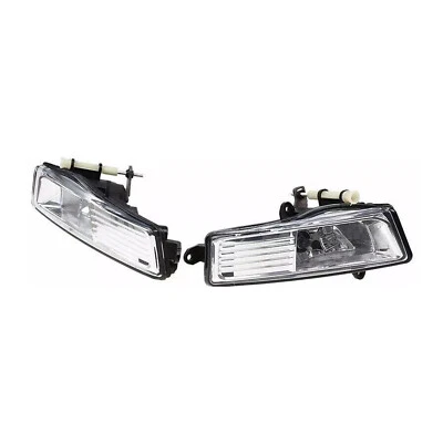 Pair Front Bumper Driving Fog Light Lamps For Audi A6 Avant 4F C6 2009-2011 ZY - Image 1 of 4