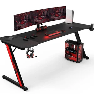 Gunji Gaming Tisch Gaming Schreibtisch Gamer Computertisch Ergonomischer - Bild 1 von 29