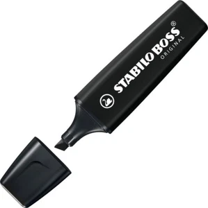 STABILO BOSS ORIGINAL Arty Schwarz Textmarker NatureCOLORS Black - Bild 1 von 2