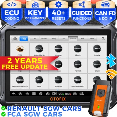 2025 OTOFIX D1 Professional Automotive OBD2 Diagnostic Tool Scanner ALL ECU Coding - Image 1 of 4