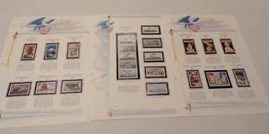 Briefmarkensammlung USA - 1989 Sammlung auf 9 weißen Ace Seiten über 31 $ Vorderseite (H172) - Bild 1 von 3