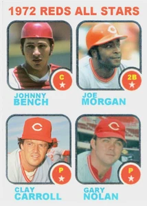 JOHNNY BENCH JOE MORGAN GARY NOLAN CLAY CARROLL ALL STARS#### BUY 5 GET 1 FREE - Picture 1 of 1