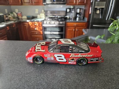 DALE EARNHARDT JR  #8  2002 BUDWEISER CLEAR CAR  ACTION ONLY 7008 MADE - Image 1 of 4
