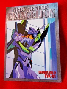 VINTAGE 1997 EVANGELION PART 2 EVA-01 TRADING CARD EV3 BANDAI UK π ANIME - Picture 1 of 2