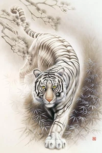 EPOCH 2016 Very Small Piece Jigsaw Puzzle Illustration/Art Auspicious Drawing Wh - Picture 1 of 3