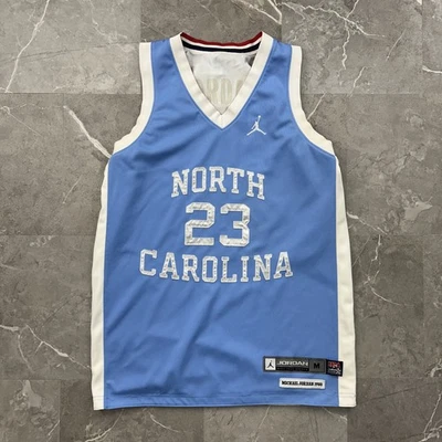 Баскетбольная футболка Майкла Джордана из Северной Каролины мужская средняя двусторонняя сделано в США - Изображение 1 из 4