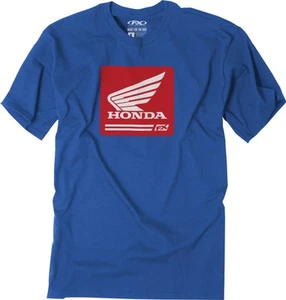 Factory Effex Honda Crate Mens Short Sleeve T-Shirt Royal Blue - Picture 1 of 1