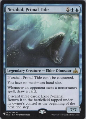 MTG Normal Nezahal, Primal Tide R The List Reprints 045/196 NM - Image 1 of 2