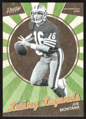 2385I 2023 Panini Prestige #LL-23 Joe Montana Living Legends - Image 1 of 2