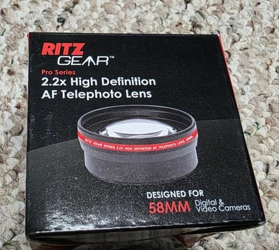 Ritz Gear Pro Series 2.2x High Definition AF Telephoto Lens for 58mm - Image 1 of 2