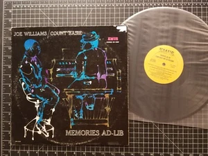COUNT BASIE & JOE WILLIAMS Memories Ad-Lib LP 1978 FREDDIE GREEN Emus VINYL Jazz - Imagen 1 de 4