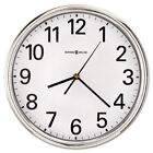 Howard Miller 625561 Hamilton 12' SLVR Frame Wall Clock New