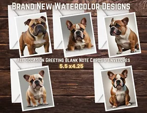 American Bulldog - Set di 10 biglietti per banconote vuoti all'interno con buste #02 - Foto 1 di 1