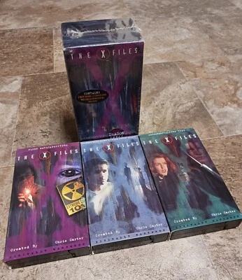 1998 Vintage The X-Files Season 3 VHS 3 Tape Set TV Show EUC Tested  - Image 1 of 4