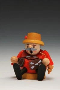 Minikugelrauchmann Pfefferkuchenverkäufer Höhe ca 8cm NEU Räucherfigur - Bild 1 von 1