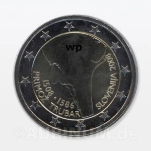 2 Euro Slovenia 2008 Birthday of Primoz Trubar - Picture 1 of 1