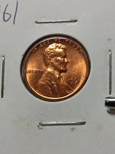 1961-  Red Lincoln  Choice Cent   - Picture 1 of 2
