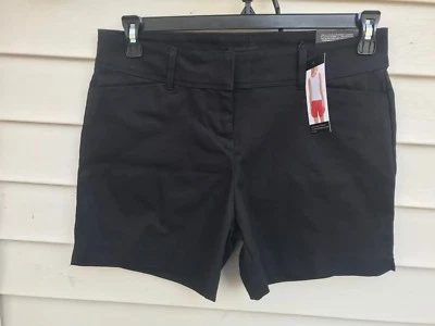 SHORTS FEMININO THE LIMITED TAMANHO 6 SOB MEDIDA PRETO ELEGANTE STRETCH US$ 50 - Imagem 1 de 4