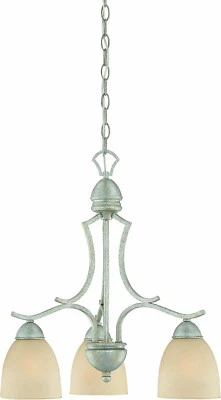 Thomas Lighting Triton 3-Light Moonlight Silver Traditional Dry Rated Chandelier - Image 1 of 2