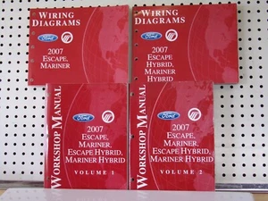 2007 ESCAPE-MARINER-HYBRIDS Paper Service Manuals with Wiring Diagrams - Bild 1 von 1