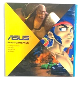 CD ASUS Bonus Gamepack Savage/BillyBlade/Mashed PC Bundle Sleeve & Game Discs - Picture 1 of 2