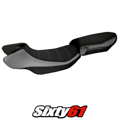 Cubierta de asiento BMW R1200RS 2015 2016 2017 2018 2019 Tappezzeria Comfort gris negro Foto 1 de 4