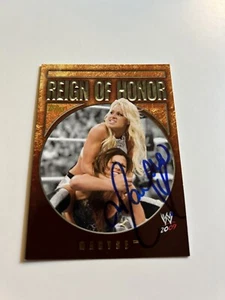Maryse WWE Signed 2009 Topps Reign Of Honor Card # #7 - Picture 1 of 1