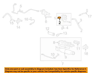 FORD OEM 98-22 Aviator Emission Components-Egr Valve Gasket 2W7Z9D476AA - Picture 1 of 2