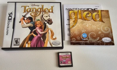 Tangled (Nintendo DS, 2010) - With Inserts - Tested/Works! - Image 1 of 3