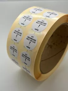 Suministros de tapicería cabecero perno pegatinas - Imagen 1 de 3