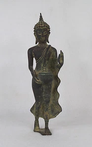 Early Asian Antique Buddha Bronze Statue - Picture 1 of 10
