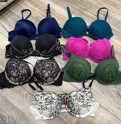 Lote de 7 sujetadores sexy La Senza Beyond usados en excelente estado talla 34/B Foto 1 de 4