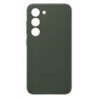 Leather Case for Galaxy S23 Plus Original Leather Cover Series Green