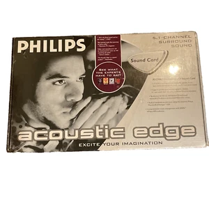 Philips Acoustic Edge PSC706 5.1 Channel PCI Sound Card SEALED - Picture 1 of 7