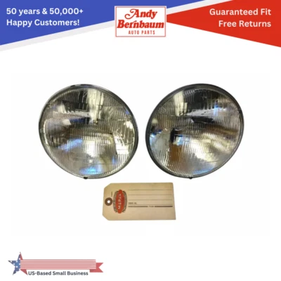 For 1940-1955 Dodge Truck B-Series 6V Front Sealed Beam Headlight Headlamp Bulbs - Image 1 of 4