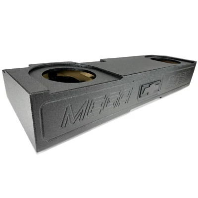 MEGA BASS Silverado Sierra 07-18 Crew Cab Subwoofer Box Enclosure 2x10 Ported KUZTOMBOXES