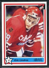 1991 7th Inning Sketch OHL Hockey - #1 - Eric Lindros - Oshawa Generals