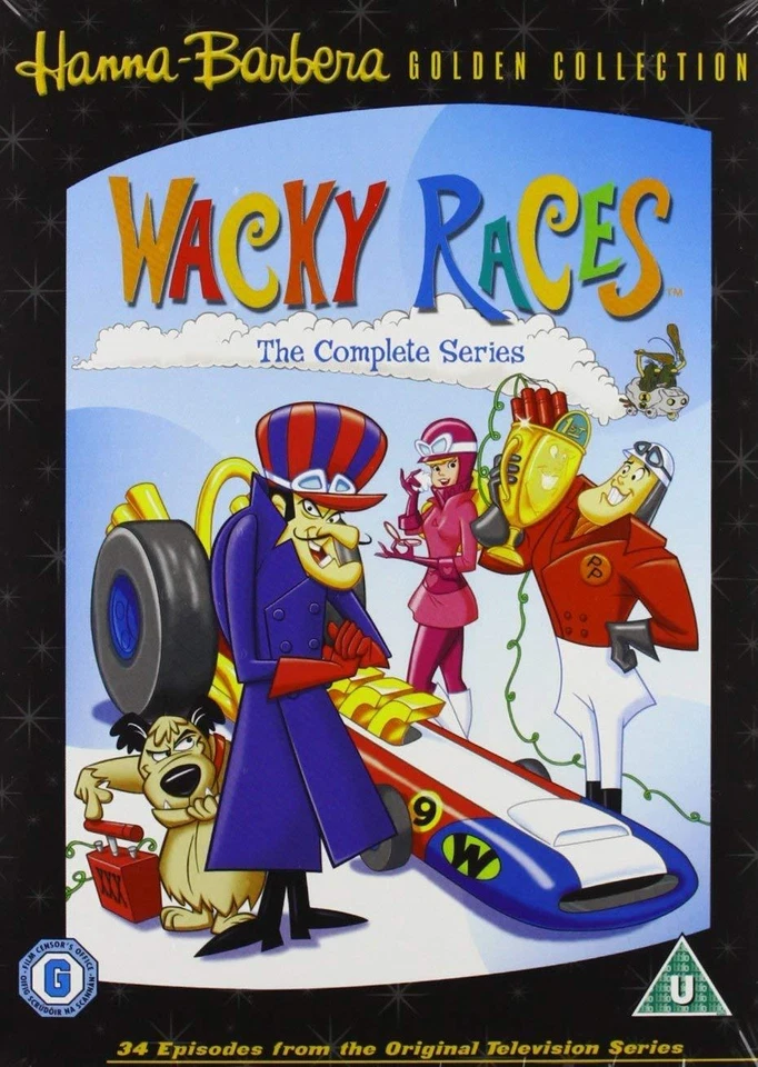 Wacky Races Vol 1-3 (DVD, 2006, 3-Disc Set)