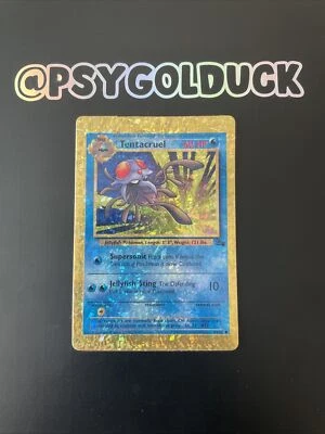 Fossil Tentacruel Pokemon Vending Sticker Prism - Image 1 of 2