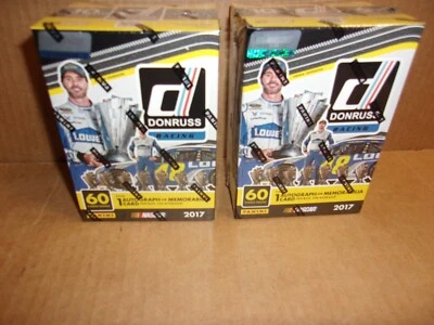 2 Donruss 2018 Nascar Racing 60 Card Blaster Has 1 Auto or Memorabilia Per Box - Image 1 of 3